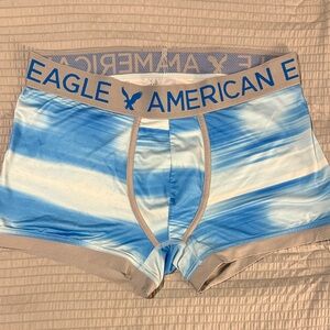 American Eagle Outfitters Blue and Gray Boxer Briefs